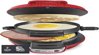 Hamilton Beach Breakfast Sandwich Maker with Egg Cooker Ring Customize Ingredients Perfect