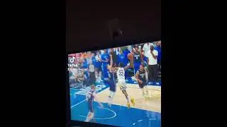 The dunk by Andrew Wiggins Luka got dunked on let&rsquo;s go warriors