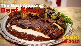AMAZING BEEF STEAK |How to Make The Best Beef Steak Ever YOUTUBE RECIPE |Vel Doggs Kitchen