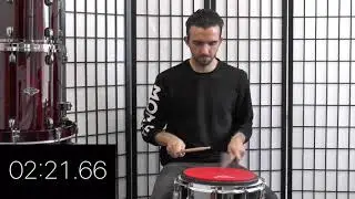 40 BPM Singles - Doubles - Paradiddles