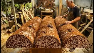 It's Hard To Believe - The Unique Leopard Wood Grain Of Coconut Wood.