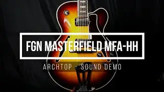 [No Talking] FGN Masterfield MFA-HH Jazz Burst - Sound Demo by Tobie Holland