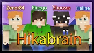 On test l'hikabrain sur funcraft 🔥 / #minecraft #hikabrain #funcraft #quatuor #pvp