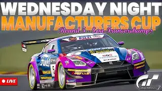 🔴 LIVE | Gran Turismo 7 | GTWS Manufacturers Rd.5 - Spa-Francorchamps!