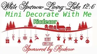 🎄 SPACE SAVING CHRISTMAS TREE USING RICDECOR GARLAND IN YOUR CHRISTMAS DECORATING