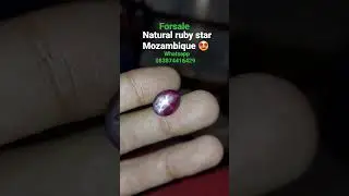 Permata ruby star Mozambique qualitas pilihan #batuakik #pasarrawabening #rubystar