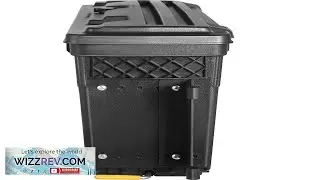 VEVOR Truck Bed Storage Box Lockable Swing Case with Password Padlock 6.6