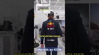 Max Verstappen finds my Lego Technic 42206 Oracle Red Bull RB20 #maxverstappen #lego #f1 #redbull