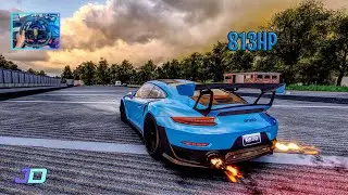 Assetto Corsa Porsche 911 GT2 RS Cutting Up POV Drive | Thrustmaster T300 RS
