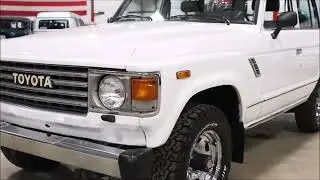 1987 Toyota Land Cruiser White