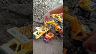 REALISTIC SCALE CONSTRUCTION MODELS IN ACTION DUMP TRUCK, EXCAVATOR, WHEEL LOADER, CEMENT MIXER