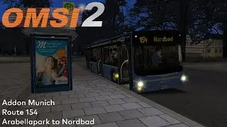 OMSI 2 - Addon Munich Route 154 to Nordbad
