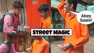 STREET MAGIC IN INDIA | Crazy Reactions!!! Showing magic to strangers !