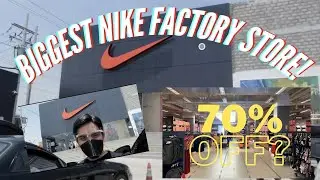 VISITING THE BIGGEST NIKE FACTORY STORE IN THE PHILIPPINES!! | NICKO SIA