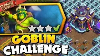 Easily 3 Star the Goblin King Challenge || coc new event attack || (Clash of Clans)