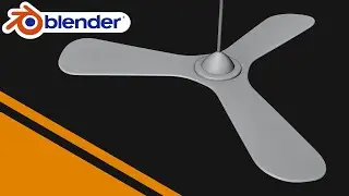 Blender 4.1 - simple fan modelling and animation in blender || short tutorial ||