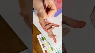 Сложная поза для руки? Ладно 😭 #маркерноерисование #рисованиеруками #художественныйпроцесс