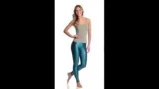 American Apparel High Waist Glossy Legging | SwimOutlet.com