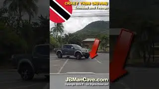 БЕЗУМНОЕ ВОЖДЕНИЕ в Тринидаде и Тобаго JBManCave.com #Shorts