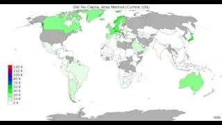 World - Gni Per Capita, Atlas Method - Timelapse