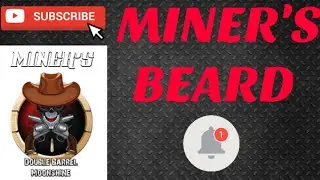MINERS BEARD CO DOUBLE BARREL MOONSHINE