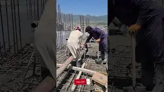 Slab concrete 4000 psi  #construction #civilsite #buildingconstruction #viral