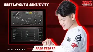 BEST SENSITIVITY PUBG MOBILE 2.2 !! NEW SENSITIVITY AND LAYOUT FAZE BEER11 3 FINGER CLAW