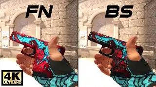 CSGO Glock-18 | Water Elemental - Skin showcase all floats [4K60FPS]
