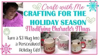 🎅STARTING THE HOLIDAY SEASON WITH SOME CHRISTMAS CHEER🎅MODIFYING TARGET CHRISTMAS MUGS🎅