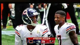 Allen Robinson #12 Darqueze Dennard #34 td reversed to interception Bears/Falcons