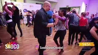 Mario Hazarika and Ines Effoti Salsa Dancing at El Sol Warsaw Salsa Festival, Friday 09.11.2018
