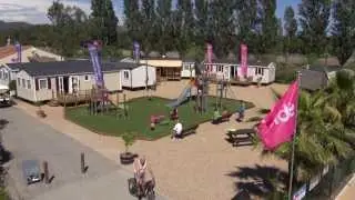An aerial view of Le Montourey siblu holiday village