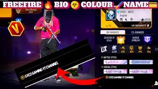 Freefire bio colour name🎯|Freefire bio colour code🎯