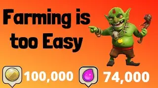 BEST Town Hall 4 Farming Attack Strategy | How to use goblins th4 | Lets Play #10