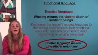 VCE English - Emotive Language (Language Analysis)