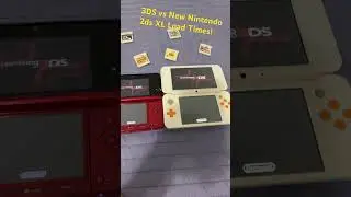 Original 3ds vs New Nintendo 2ds Xl! Which loads faster? #nintendo
