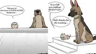 Brutus meets Randal | Pixie and Brutus comic dub