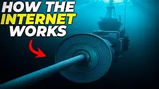 How the Internet Works -- Explaining The Journey of Data Through Undersea Cables Across the Ocean