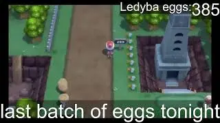 Hatching Ledyba Eggs For A Shiny Ledyba