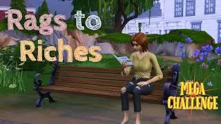 Pitiful profit + protesters + a permanent pong! Rags to Riches MEGA CHALLENGE! Sims 4 - Episode 4