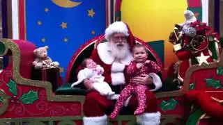 Carson & Courtney Reikofski Santa Picture