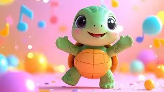 Cute Mr  Turtle Family Fun Children's Songs Nursery Rhymes