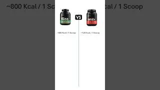 ❌💀 Mass Gainer Vs Whey Protein&nbsp;: Which One Is Better for You? #weightgain #viralshorts