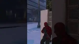 GTA ONLINE : bro didint know I had the railgun i sent him flying #gtaonline #gtarailgun #gta5 #funny