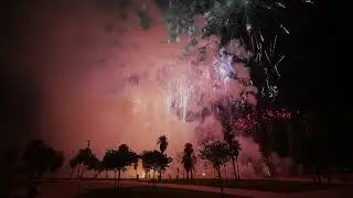Mislata Spiderweb Masclet&agrave; - Grand Night Firework Closing Summer Events in and around Valencia 2022