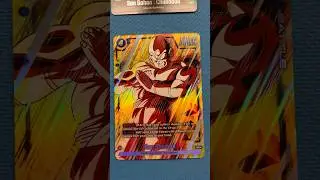 We pulled the Tien &ldquo;Super Rare&rdquo; alt art from FB06 #tcg #dragonballz #tradingcards #shorts