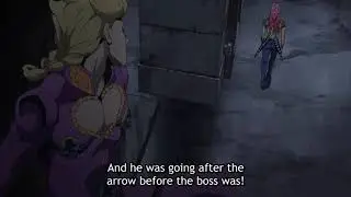 Jojo Part 5 Episode 35 - Bucciarati in Diavolo's Body - The Power of Silver Chariot Requiem