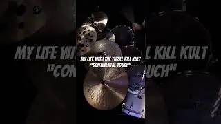 My Life With The Thrill Kill Kult - Continental Touch - studio drumcam #shorts #drums #drummer