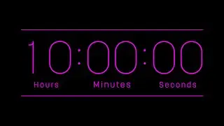SILENT - 10 Hour Countdown Timer with Chapters - Badge - Pink