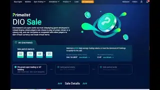 Huobi Primelist - Как Принять Участие ! Новый Token Sale DIO-29 Декабря! Новые Условия  Для Участия